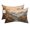 Mist Gray, Forest Green, Amber Ochre, Slate Blue, variant on Chaise Lounge Headrest Pillow 1 Pack, Fall Forest Waterproof Chair Pillows with Insert & Adjustable Elastic Strap for Beach Recliner, Autumn Oil Painting Pine Trees Mountains Outdoor Patio Pillow