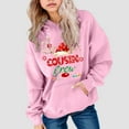 thumbnail image 7 of Staki Girls Ugly Christmas Hoodie Girls Christmas Pullover Hoodie Long Sleeve Sweatshirt Tops with Pocket Winter Clothes(Pink,7-8 Years), 7 of 7