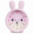 thumbnail image 1 of Children'S Alarm Clock for Girls Without Ticking,Rabbit Children'S Alarm Clock Silent Alarm Clock wi, 1 of 5