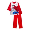 thumbnail image 1 of Marvel Boys' Spiderman 2 Piece Pajama Sleepwear Set (X-Small 4-5) Red, 1 of 2