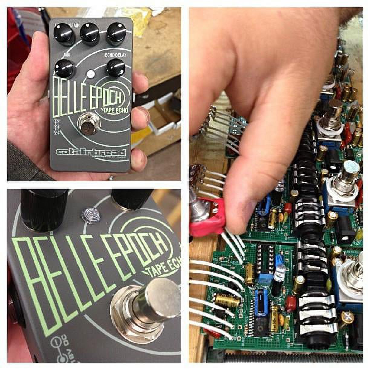 Catalinbread Belle Epoch Black and Silver Guitar Effects Pedal