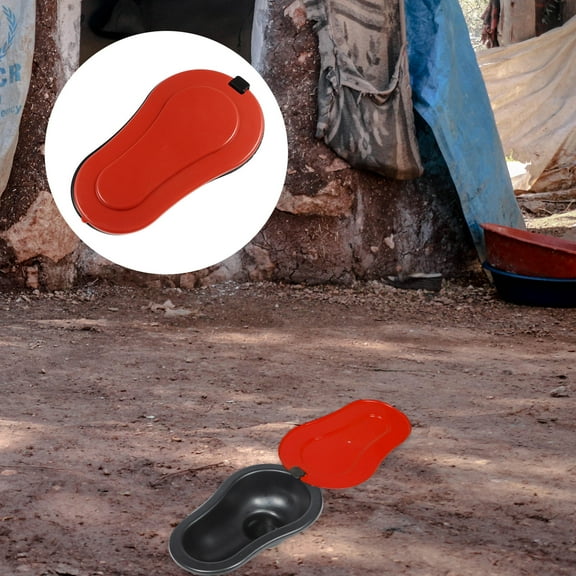 HONMEET Portable Camping Toilet, Lightweight Plastic Travel Potty, Easy to Use Temporary Outdoor Toilet, 1 Piece