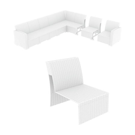 - Siesta Monaco Sectional Extension Seat with Cushion