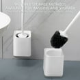 thumbnail image 2 of Nilvkv Toilet Brush and Holder Set Wall-Mounted Deep Cleaning for Bathroom Toilet, 20.5Inch, 2 of 6