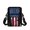 Distressed US Flag Design, variant on Crossbody Bag for Sport, Lightweight Layered Storage Crossbody Purse for Women Horse Over Shoulder Purse