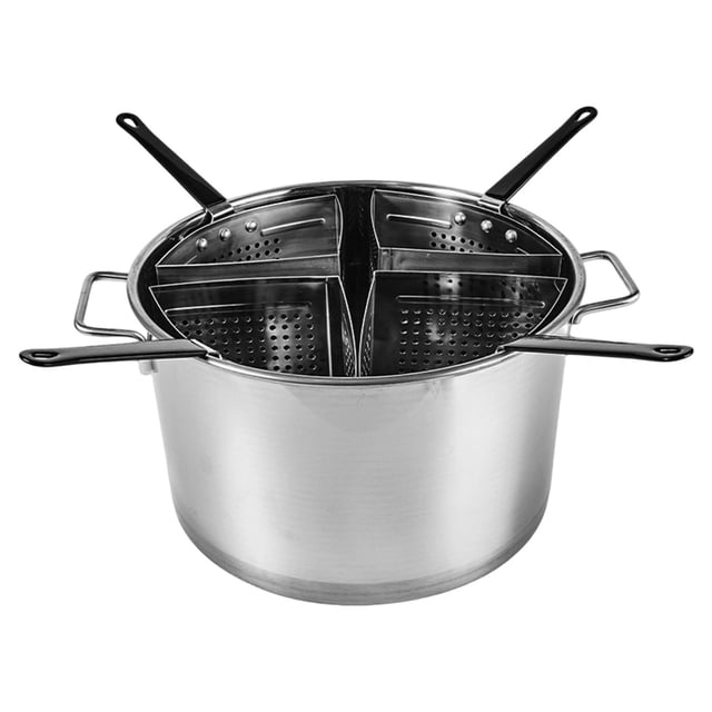simhoa Ensemble d'Insertion pour Cuiseur à Pâtes pour Marmite Outil de Cuisson Multifonction Multipots