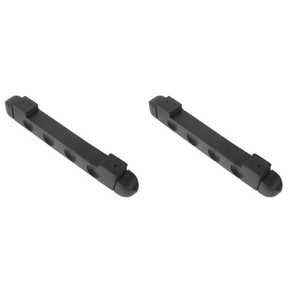 SHOWERORO Showeroro Black Wood Pool Cue Organizer for Storage Use 2Sets