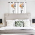 thumbnail image 3 of Cute Deer Kitchen Curtains Window Panels, Modern Abstract Oil Painting Aesthetic Insulated Window Treatment Curtain, Grommet Curtains for Bedroom/Living Room/Bathroom, 2 Piece 52"Wx45"L, 3 of 8