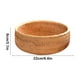 thumbnail image 3 of Cesta de almacenamiento de ratán tejida a mano | Cesta de drenaje de madera natural para frutas y verduras | Organizador de cocina y salón | Cesta para aperitivos y pan de 26 x 26 x 10 cm, 3 of 6