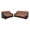 Brown, variant on Star Home Living 2 Pieces Genuine Leather Living Room Set in Black