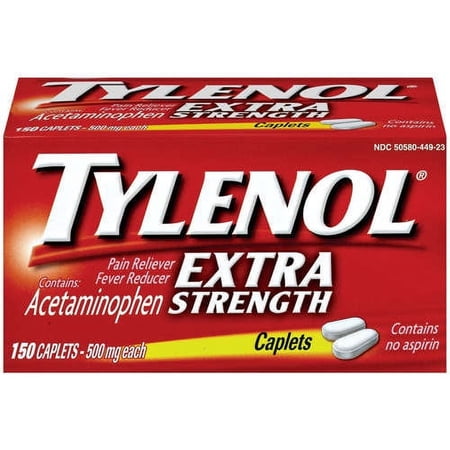 Tylenol Extra Strength Pain Relief Caplets, 150ct