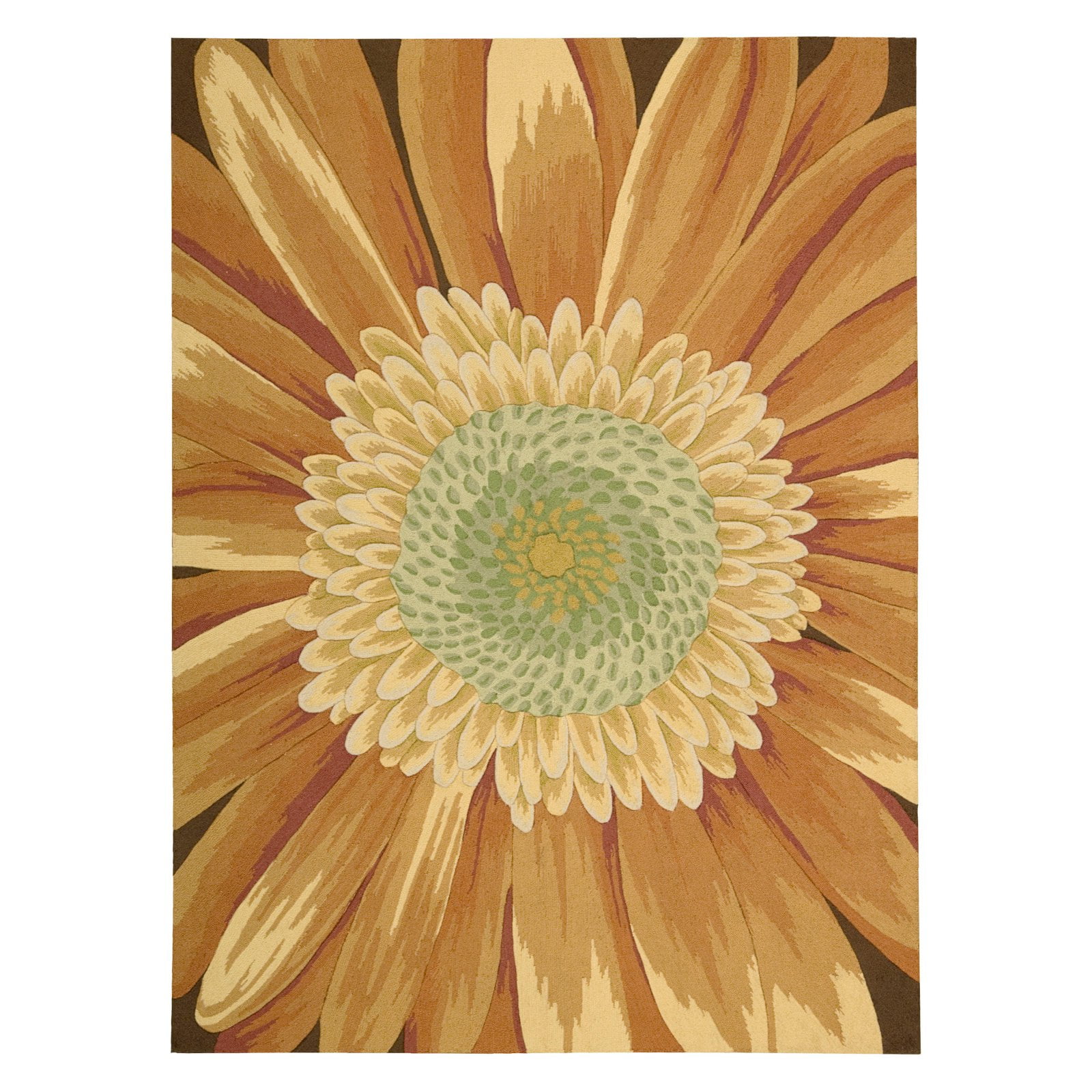Nourison Fantasy Floral Images Sunflower Area Rug
