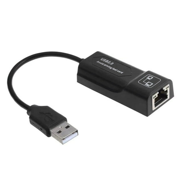 Adaptateur Externe USB 2.0 vers RJ45 Mâle vers Femelle, Rallonge Réseau Ethernet