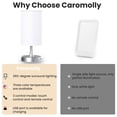 thumbnail image 2 of Caromolly Light Therapy Lamp, 10000 Lux Light with Remote Control, 3 Color Temperature & 4 Brightness Level & Timer, Daylight Lamp for Home, Office,, 2 of 7