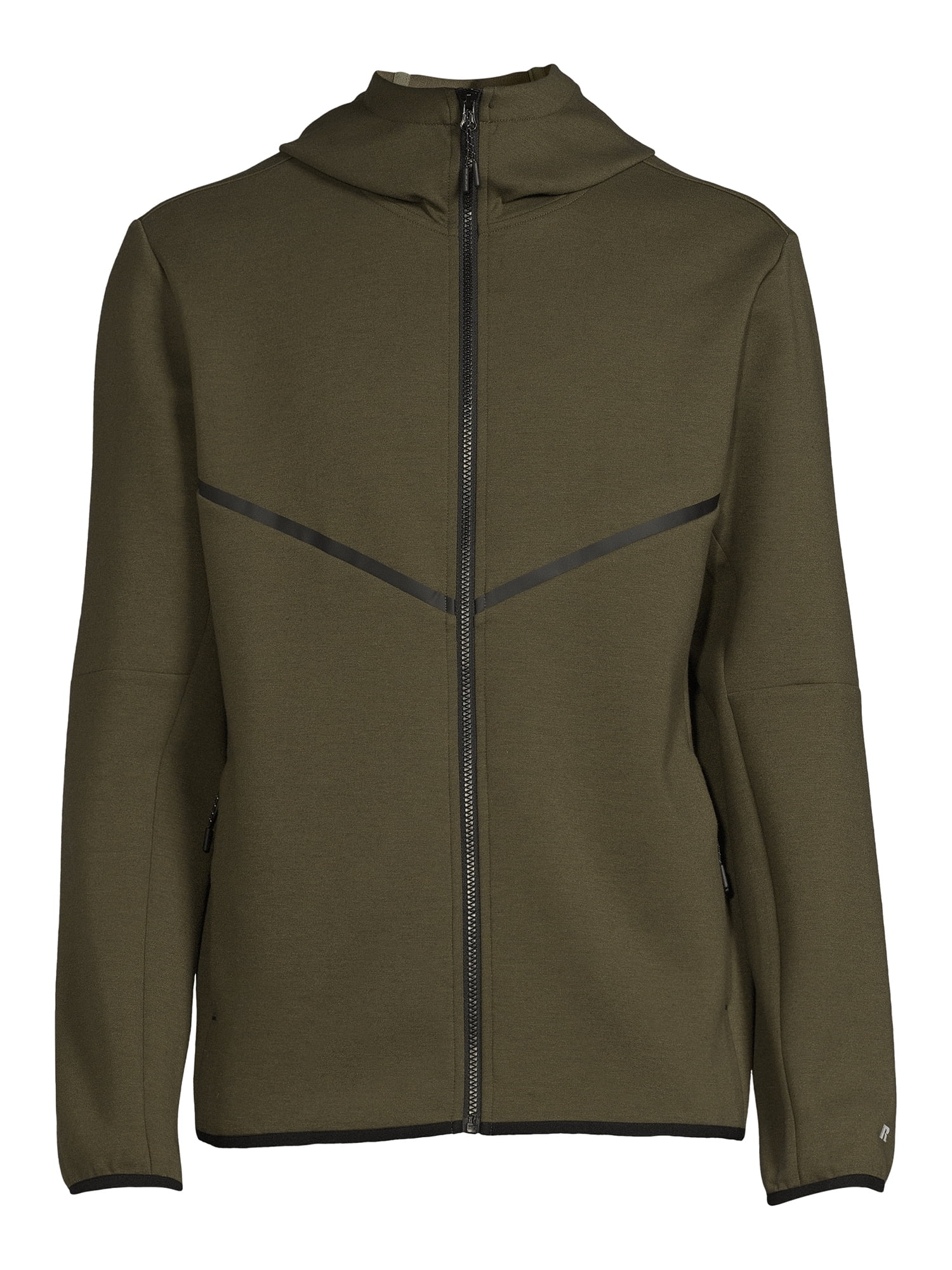 ニット・セーター AFTER PRAY Rhombus intarsia high neck zip-up knit green AF23 Russell Men's and Big Men's Active Fusion Knit Jacket, Sizes