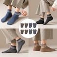 thumbnail image 5 of Chaussettes en Coton pour Hommes, Chaussettes Courtes à Coupe Basse, Chaussettes Décontractées Respirantes, Chaussettes de Course Randonnée pour Hommes, 5 of 5