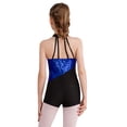 thumbnail image 3 of CHICTRY Kids Girls Sequins Ballerina Costume Leotard Gymnastics Ballet Dance Wear Sleeveless Skating Jumpsuit Royal Blue 8, 3 of 7