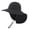 Black, variant on Sun Hat with Neck Flap Bucket Hat Breathable Outdoor Fishing Hat Wide Brim UV Shade Hat Adjustable Windproof Cord Foldable Hiking Camping Travel Hat for Men and Women