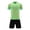 Green, variant on Boys' Football Uniform Set, Boys and Girls Training Short Sleeve Youth Team Uniform for Kids Teens Sport Quick Dry Clothes(Green,5-6 Years)
