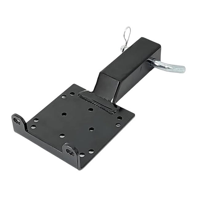 Placa de montaje genérica para cabrestante de enganche de remolque, soporte de montaje para cabrestante, para equipo de jardinería de vehículos.