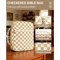 thumbnail image 4 of Soda Candy Handbags for Women Quilted Bible Cover Case Large Bible Bags Organizer Carrying Case for Girls Bible Study Supplies Accessories Christian Gifts for Women, 4 of 7