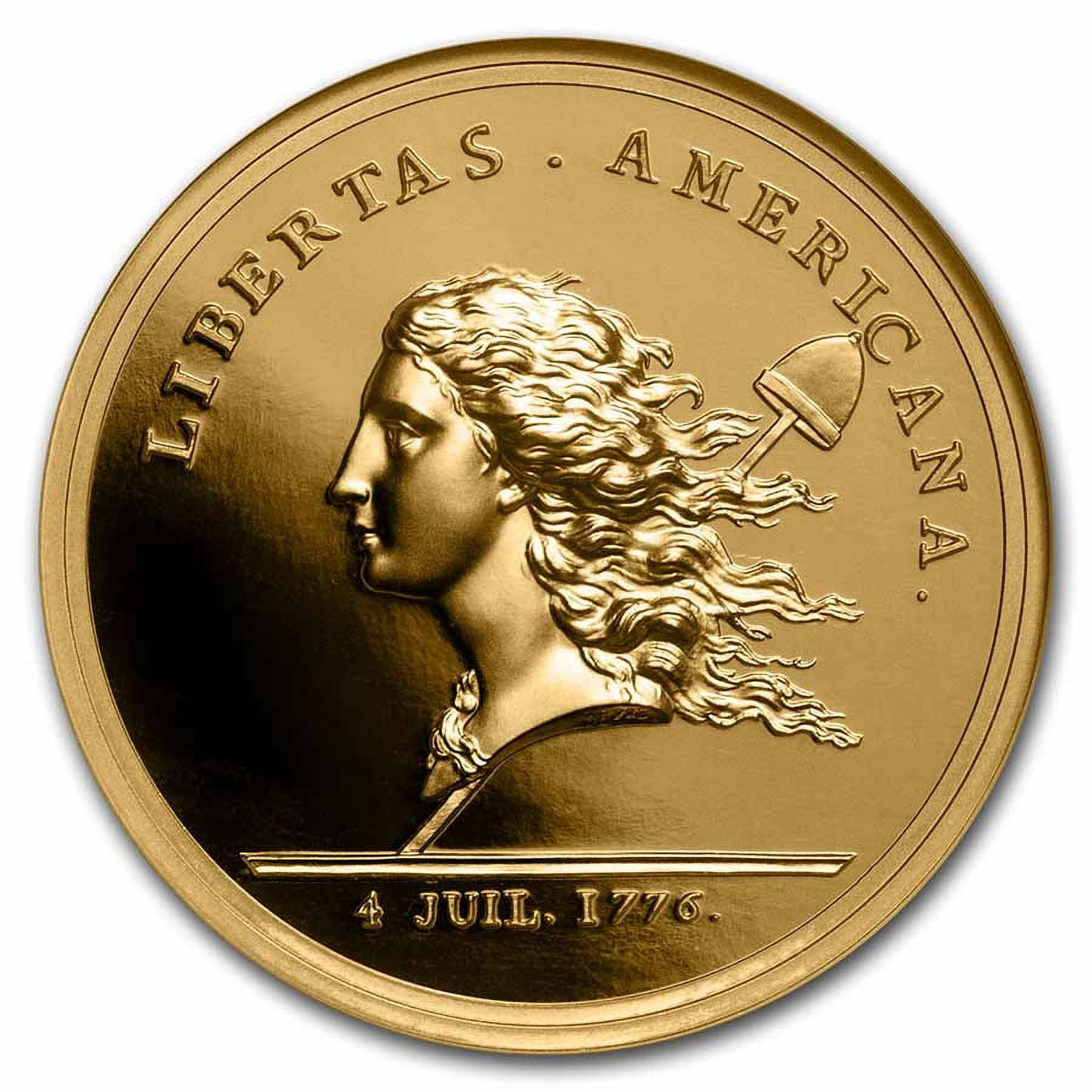 2014 (1776) France Gold Libertas Americana Medal PF-70 NGC