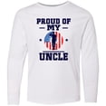 thumbnail image 3 of Inktastic Military Uncle Proud Nephew Long Sleeve Youth T-Shirt, 3 of 5