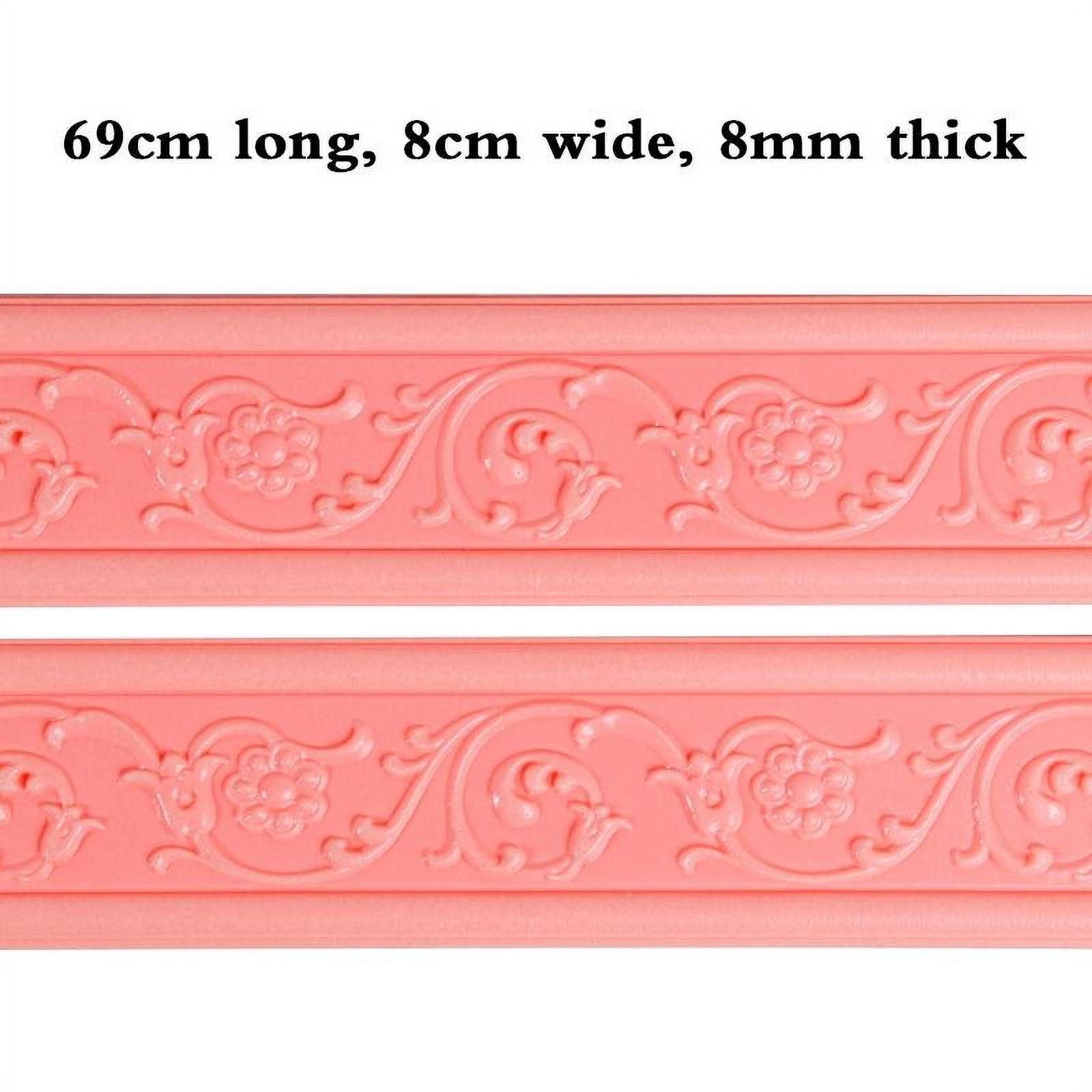 3D Waterproof Wallpaper Stick Wall Border Foam Wall Borders Removable