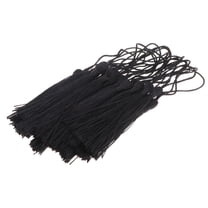 NICEXMAS Tassel Polyester 20Set 4.7In Long and Thin Black Craft Tassels