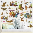 thumbnail image 2 of 39 PCS For Scooby Theme Wall Stickers,4 Sheets 17x9 inch Removable PVC Decals,DIY Wall Decor for Boys and Girls Bedroom Playroom Living Room, 2 of 5