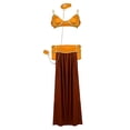 thumbnail image 4 of Traje de mujer Conjunto de de Traje de rendimient Halloween, baile, - L Sunnimix Disfraz Vestido largo hueco, 4 of 8