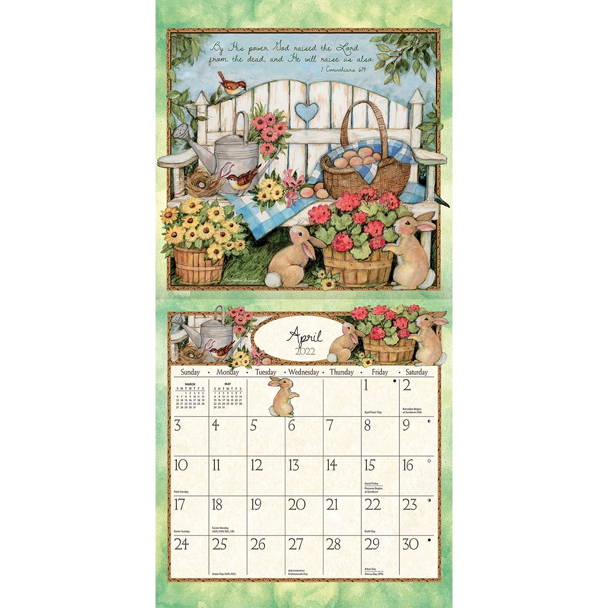 Blessings, 2022 12X12 Wall Calendar, Wells Street By Lang