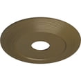 thumbnail image 3 of Ekena Millwork 16 1/8"OD x 3 5/8"ID x 1"P Adonis Ceiling Medallion (Fits Canopies up to 10 1/4"), Hand-Painted Mississippi Mud, 3 of 6