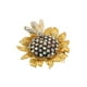 thumbnail image 2 of Elegant Sunflower Daisy Brooch for Women Sparkly Rhinestone Floral Lapel Pin for Parties, Prom & Special Occasions Stylish Jewelry, 2 of 2