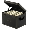 thumbnail image 4 of Vaultz Locking File Storage Chest Two-Handled Letter/Legal File Storage 17 1/2 W x 14 D x 12 1/2 H Inches Tactical Black (VZ00306), 4 of 4