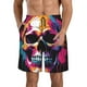 thumbnail image 1 of Fotbe Colorful Skull Trajes de Baño Estampados para Hombre, Shorts de Verano de Secado Rápido, Ropa de Playa, Bañadores-XX-Large, 1 of 6