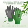 thumbnail image 2 of Vgo 1 Pair Age-3-X Kids Gloves, Bamboo Fibre Gardening Gloves,Children Yard Work Gloves,Soft Safety Rubber Gloves(RB6026-KID), 2 of 6