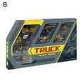 thumbnail image 1 of 1 Set Diecast Toy Car Strong Fine Workmanship Alloy 1/64 Scale Realistic Construction Trucks Model for Boys, 1 of 10