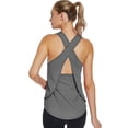 thumbnail image 2 of Harpily Sleeveless Sports Racerback Tank Tops for Women Breathable Quick Dry Crisscross Tie Soft Stretch for Women Outdoor Gym Running Fitness Workout, 2 of 4