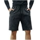 thumbnail image 2 of pstuiky Pantalones cortos para hombre, Pantalones cortos casuales de verano para hombre, de color liso, con cintura elástica y bolsillo con cordón. Pantalones cortos de golf, 2 of 4