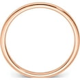 thumbnail image 2 of 14K Rose Gold 1.2mm Half Round Stackable Band (Size 4.5) Made In United States stk17-120r-4.5, 2 of 5