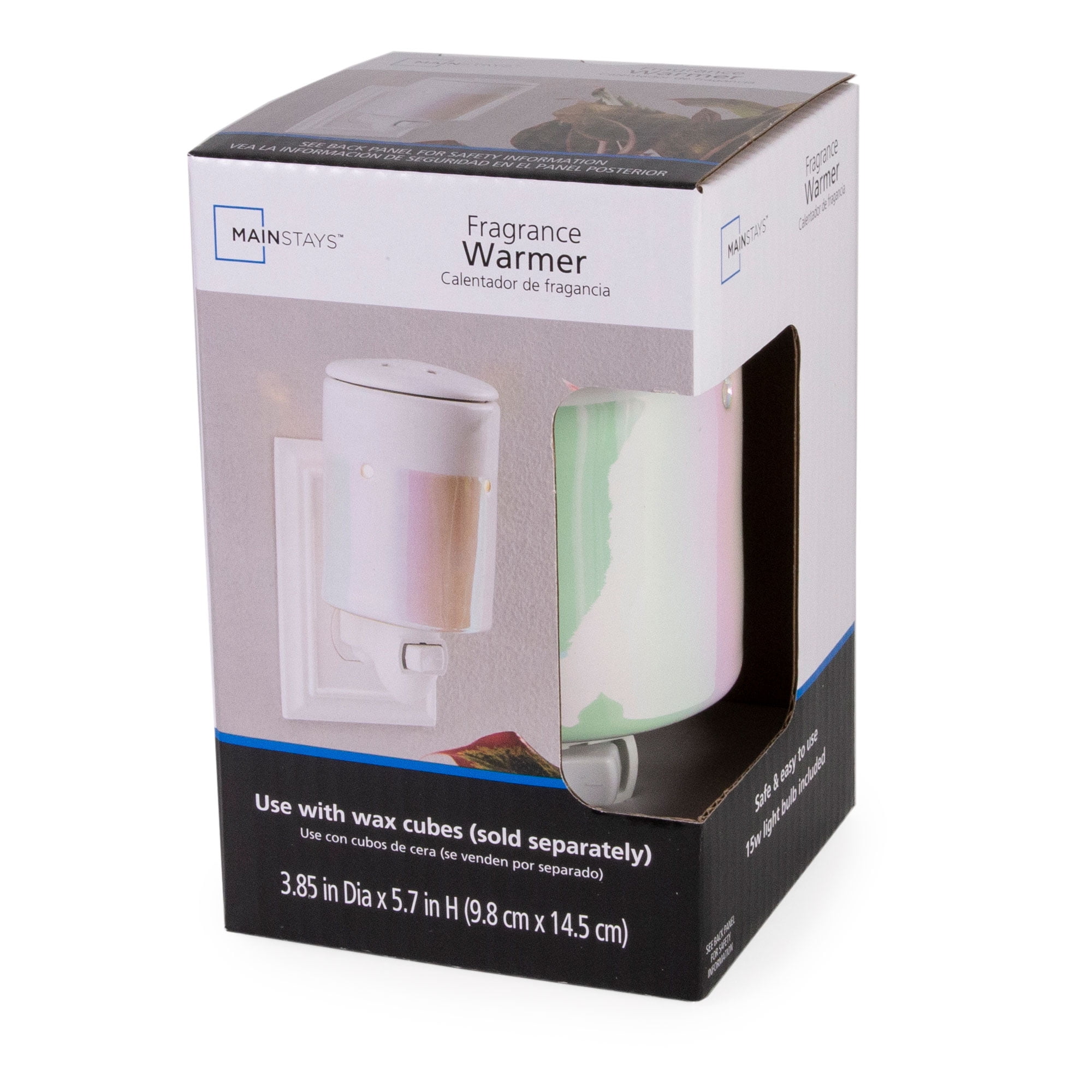 (3 pack) Mainstays Pluggable Wax Melt Warmer, Iridescent