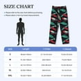 thumbnail image 4 of Vsdgher Fishing Lure Print Mens Pajama Pants Sleep & Lounge Pants, PJ Bottoms With elastic waistb and Pockets, 4 of 5