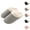 Grey, variant on Men And Women Home Slippers with Thickened Flat Sole, Fuzzy Slides and Comfortable Footwear, Lightweight Cozy Shoes for Fall And Winter Wear 5-6 Pink