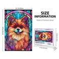 thumbnail image 3 of Puzzle Novgift Pomeranian Dog, 1000 piezas, arte colorido, 3 of 7