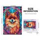 thumbnail image 3 of Puzzle Novgift Pomeranian Dog, 1000 piezas, arte colorido, 3 of 7
