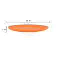 thumbnail image 3 of Mainstays - Orange Round Plastic Plate, Ribbed, 10.5 inch, 3 of 7
