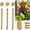 B, variant on Copper Plant Training Support Coil Stake Garden Tool, Rust Resistant Flexible Vine Guide Strong Structure, for Garden Vegetable Planter Balcony Greenhouse Growers