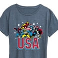 thumbnail image 3 of Marvel - USA - Women's Short Sleeve Graphic T-Shirt, 3 of 5