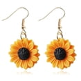 thumbnail image 1 of Sunflower Drop Earrings Personalized Earrings For The Beautiful Self, 1 of 5
